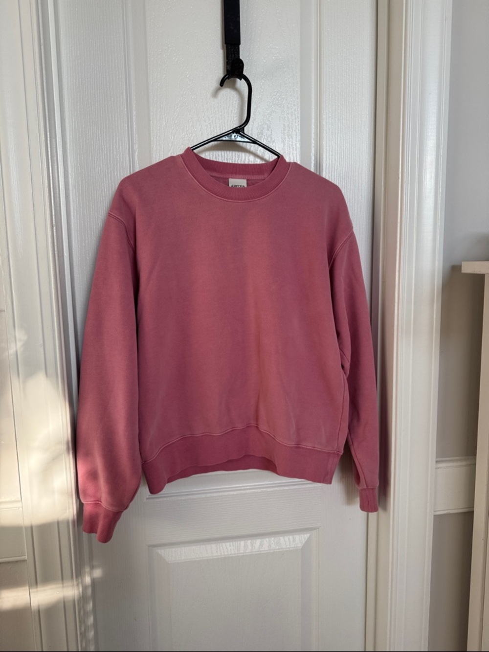 Aritzia Crewneck Sweatshirt in Vintage Berry